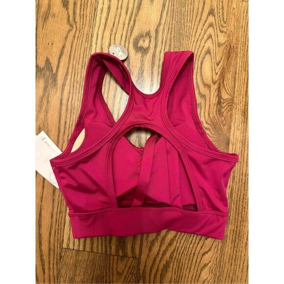 Shadow Sport Pink Sports Bra With Removable Cups Size XS New - Picture 4 of 4